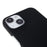 For iPhone 14 6.1 inch Anti-wear Anti-scratch Hard PC Back Protective Case Anti-fall Rubberized Glossy Surface Cover - Black - 6