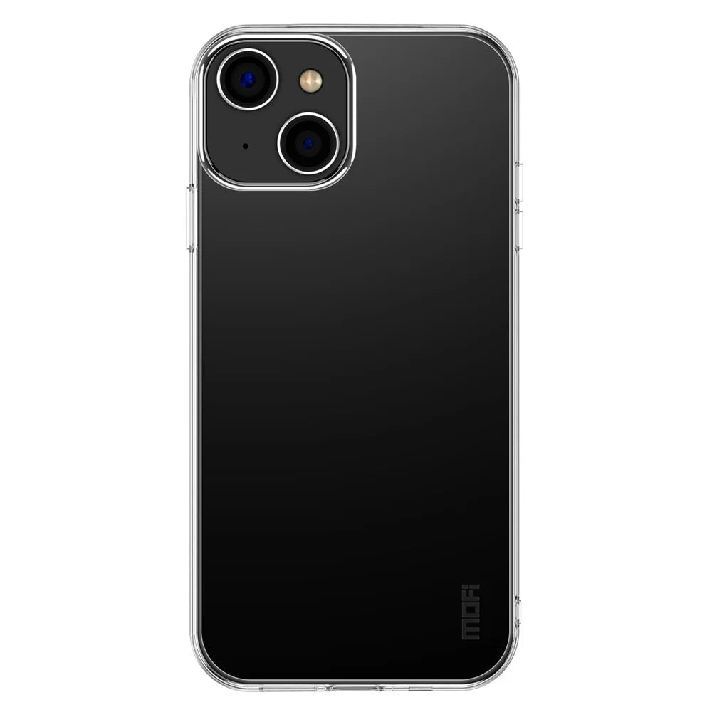 MOFI Transparent Slim Phone Case for iPhone 14 6.1 inch, Shockproof Flexible TPU Back Cover - 2