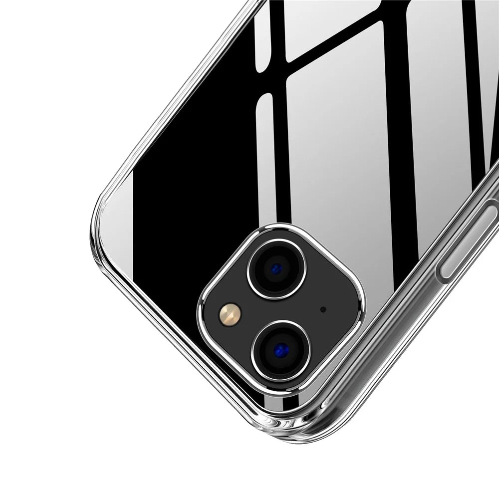 MOFI Transparent Slim Phone Case for iPhone 14 6.1 inch, Shockproof Flexible TPU Back Cover - 5