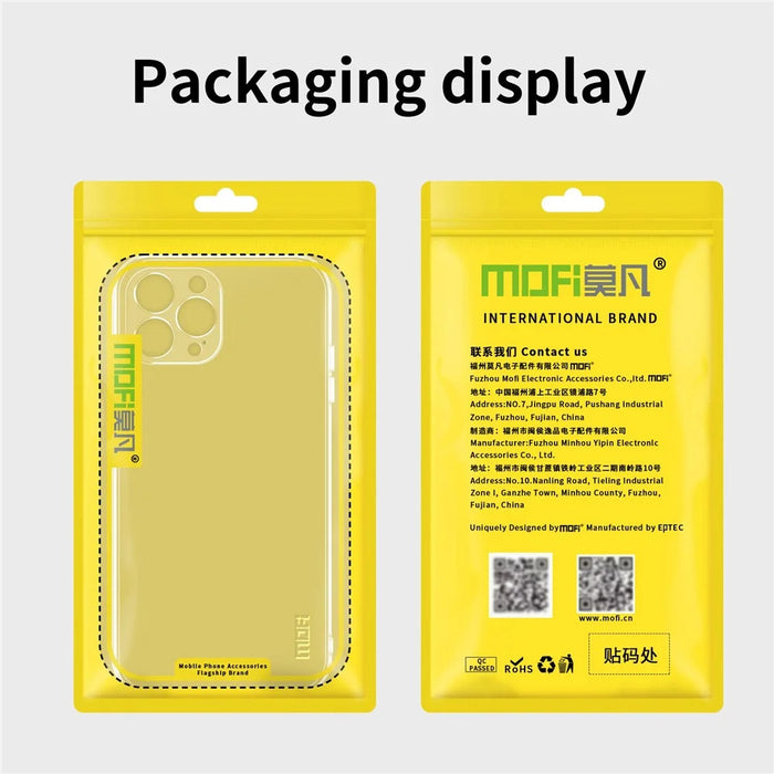 MOFI For iPhone 13 Pro Max 6.7 inch Transparent TPU Phone Case Anti-fall Shockproof Cell Phone Cover - 7