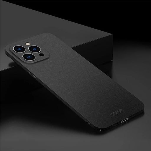 MOFI Shield Matte Series for iPhone 14 Pro Max 6.7 inch Ultra Thin Phone Case Anti-fingerprint PC Cover - Black - 2