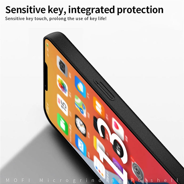 MOFI Shield Matte Series for iPhone 14 Pro Max 6.7 inch Ultra Thin Phone Case Anti-fingerprint PC Cover - Black - 4