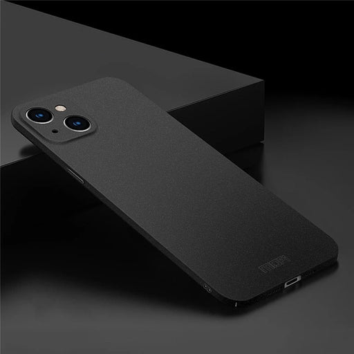 MOFI Shield Matte Series for iPhone 14 Plus 6.7 inch Drop Protection Phone Case Hard PC Back Cover - Black - 2