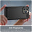 For iPhone 14 Pro 6.1 inch Brushed Carbon Fiber Texture Light Thin TPU Case Well-protected Mobile Phone Cover - Black - 5