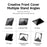DUX DUCIS Magi Protective Case for iPad mini (2024) / mini (2021) Detachable 2-in-1 Leather+PC+TPU Auto Wake  /  Sleep Function Tablet Cover with V-Fold Stand - Black - 5