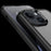 For iPhone 14 HD Clear Anti-shock Phone Case Detachable 2-in-1 Double-sided Tempered Glass Scratch-resistant Phone Cover - Black - 5