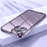 For iPhone 14 Pro Matte Phone Cover with Aluminium Alloy Bumper Frame Anti-scratch Phone Case with Metal Camera Lens Protector - Purple - 2