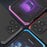 Anti-Fall Phone Case for iPhone 14 Pro Max Matte Slim Case Metal Frame Hard PC Back Shockproof Cover - Black - 4