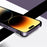 For iPhone 14 Pro Scratch-proof Phone Case Soft TPU Metal Frame Detachable Case Ultra Slim Protective Cover - Black - 3