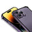 For iPhone 14 Pro Scratch-proof Phone Case Soft TPU Metal Frame Detachable Case Ultra Slim Protective Cover - Black - 5