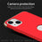 MOFI Guard Series For iPhone 13 6.1 inch Slim Back Cover Drop-proof Detachable 3-in-1 Electroplating Hard PC Protective Case - Red - 2