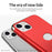 MOFI Guard Series For iPhone 13 mini 5.4 inch Slim Back Cover Detachable 3-in-1 Shockproof Electroplating Hard PC Protective Case - Red - 6