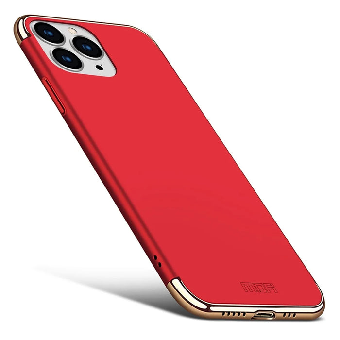 MOFI Guard Series For iPhone 13 Pro 6.1 inch Slim Back Cover Detachable 3-in-1 Electroplating Hard PC Protective Case - Red - 1