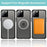 For iPhone 11 Pro Max 6.5 inch Magnetic Phone Case Matte Hard PC + Metal + Tempered Glass Anti-Fall Phone Cover Shockproof Case with Magnetic Lock - Gold - 2