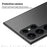 MOFI Shield Matte Series for Samsung Galaxy S23 Ultra Hard PC Back Cover Anti-scratch Cell Phone Protective Case - Black - 5