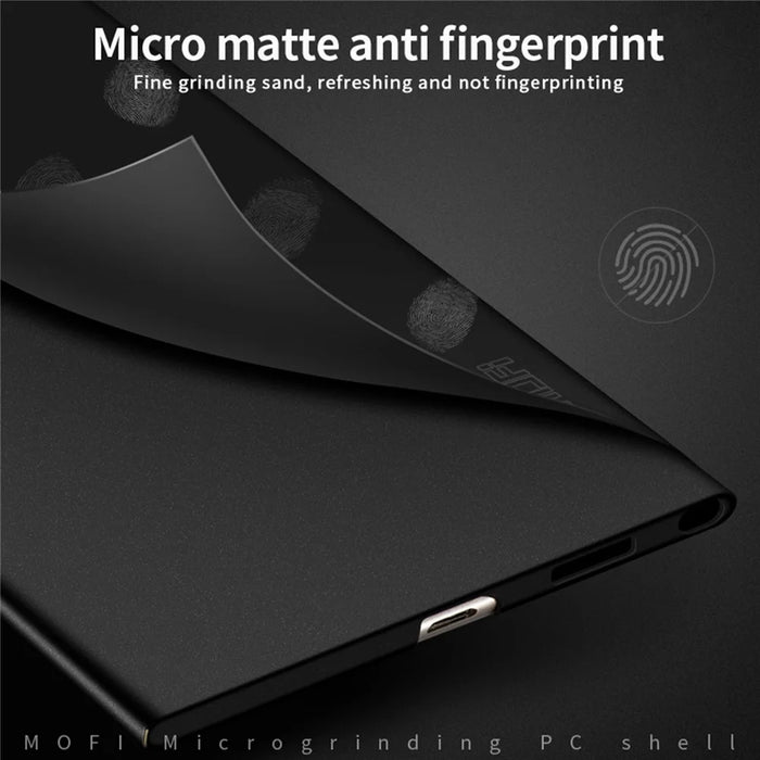 MOFI Shield Matte Series for Samsung Galaxy S23 Ultra Hard PC Back Cover Anti-scratch Cell Phone Protective Case - Black - 6