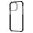 For iPhone 15 Pro Case Four Corners Anti Drop Clear TPU + TPE + PC Phone Coverr - Black - 4