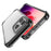 For iPhone 15 Pro Case Four Corners Anti Drop Clear TPU + TPE + PC Phone Coverr - Black - 6