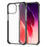 For iPhone 15 Case Four Corners Anti Drop Clear TPU + TPE + PC Phone Cover - Black - 2