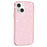 For iPhone 15 Plus Sparkly Glitter Protective Case Shockproof Hard PC + Soft TPU Phone Cover - Pink - 2