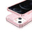 For iPhone 15 Plus Sparkly Glitter Protective Case Shockproof Hard PC + Soft TPU Phone Cover - Pink - 5