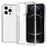 Transparent Phone Case for iPhone 15 Pro Max , Anti-fall Hard PC + Soft TPU Case Hybrid Cover - Transparent - 3