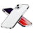 Clear Phone Cover for iPhone 15 , Flexible TPU+TPE Shell Shockproof Cell Phone Case - Transparent Black - 5