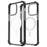 For iPhone 15 Pro Clear Acrylic+TPU Phone Case Four Corners Anti-Drop Cover Compatible with MagSafe - Black - 2