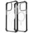 For iPhone 15 Plus Compatible with MagSafe Clear Phone Case Four Corners Anti-Drop Acrylic+TPU Cover - Black - 2