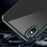 For iPhone XS Max 360-Degree Double-Sided Protection Case Tempered Glass + Silicone Frame Phone Cover - Midnight Green - 3