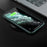 For iPhone XS Max 360-Degree Double-Sided Protection Case Tempered Glass + Silicone Frame Phone Cover - Midnight Green - 5