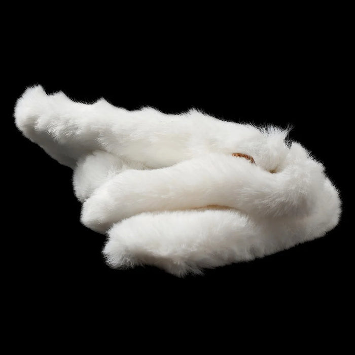 Bunny Shape Warm Fur TPU Case for iPhone 8 Plus / 7 Plus 5.5 inch - White - 5