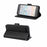 For iPhone 7/8/SE (2020)/SE (2022) Cross Texture Leather Cover + Detachable TPU Back Phone Flip Case - Black - 6