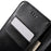 Imprinted Butterfly Leather Wallet Cover with Wrist Strap for iPhone 8 Plus / 7 Plus 5.5 inch - Black - 6