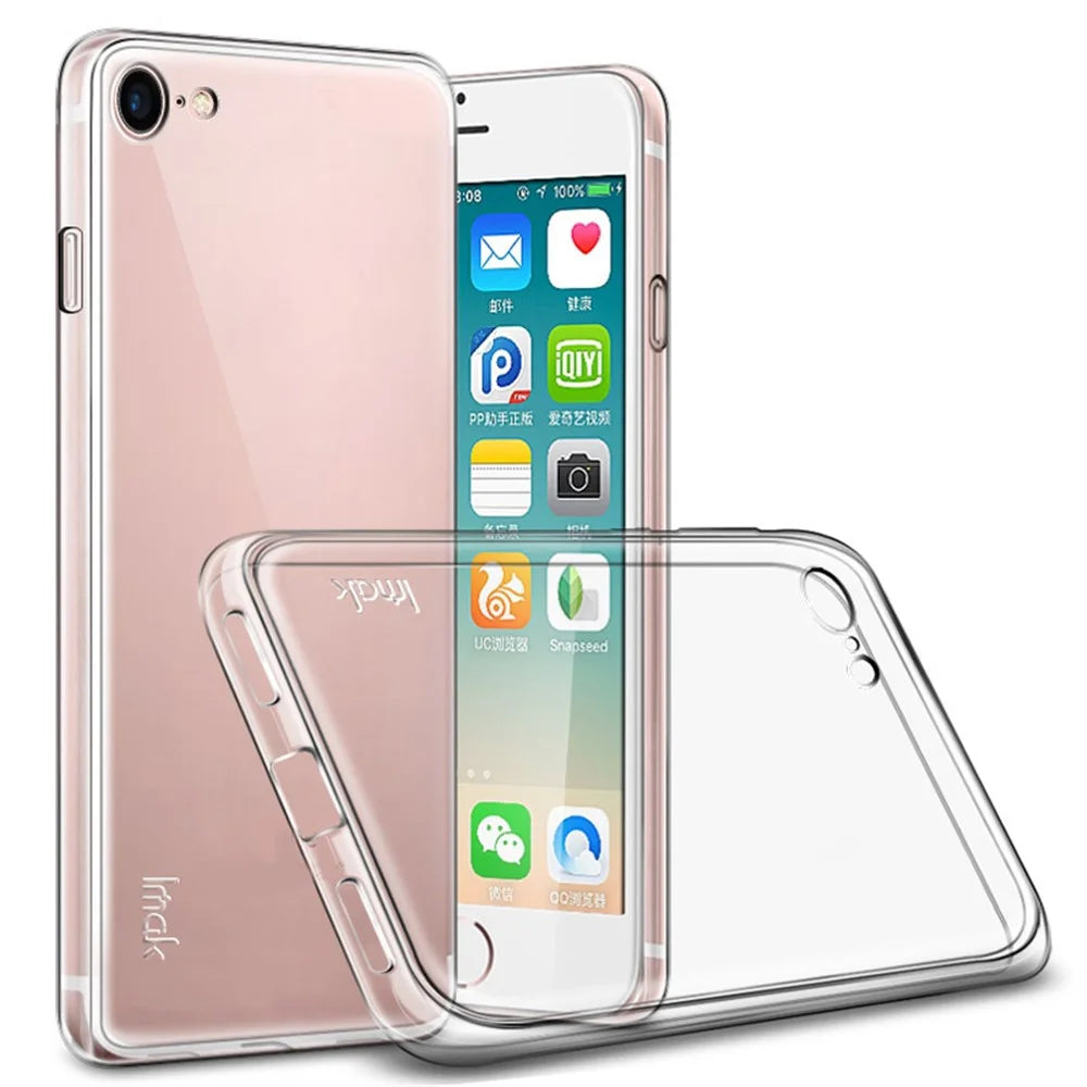 IMAK Stealth Case Clear 0.7mm TPU Shell Case for iPhone SE (2020)/SE (2022)/8/7 4.7 inch - 2
