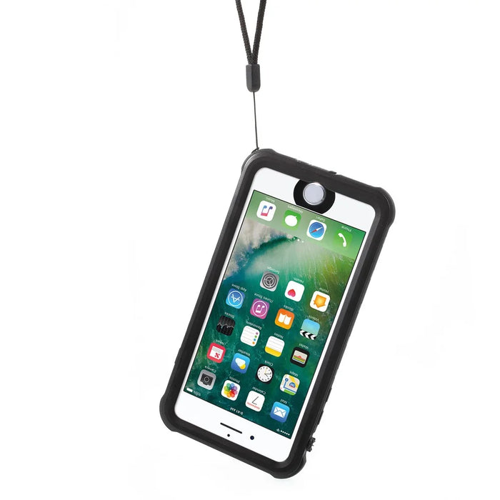 REDPEPPER PC + TPU Waterproof Case for iPhone 8 Plus / 7 Plus IP68 Underwater Sealed Dust-proof Cover - Black - 2