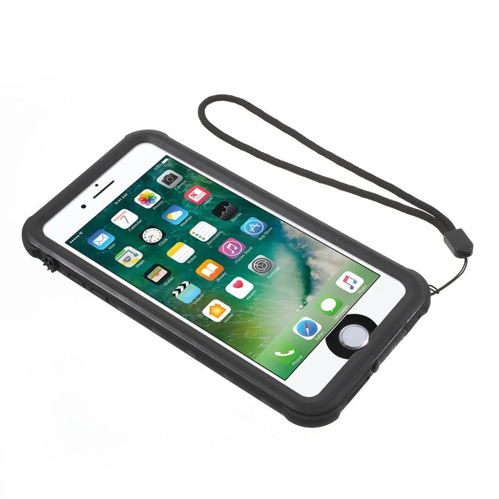 REDPEPPER PC + TPU Waterproof Case for iPhone 8 Plus / 7 Plus IP68 Underwater Sealed Dust-proof Cover - Black - 3