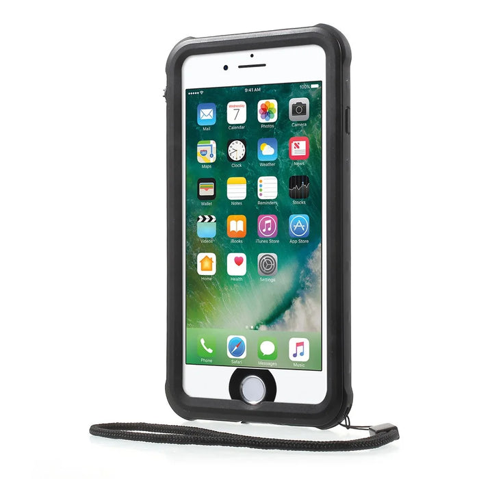 REDPEPPER PC + TPU Waterproof Case for iPhone 8 Plus / 7 Plus IP68 Underwater Sealed Dust-proof Cover - Black - 4