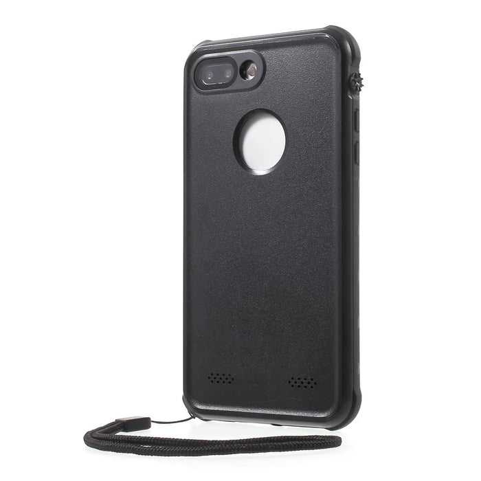 REDPEPPER PC + TPU Waterproof Case for iPhone 8 Plus / 7 Plus IP68 Underwater Sealed Dust-proof Cover - Black - 5