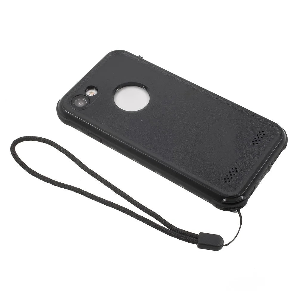 REDPEPPER PC + TPU Waterproof Case for iPhone 8 / 7 4.7 inch IP68 Underwater Sealed Dust-proof Cover - Black - 3