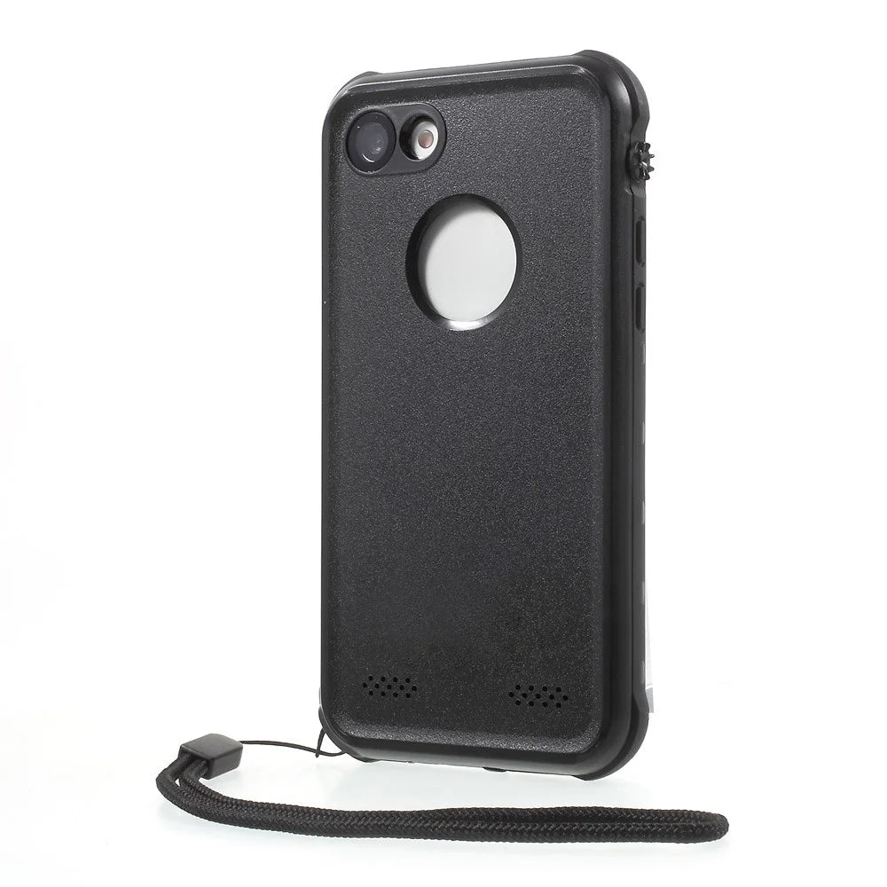 REDPEPPER PC + TPU Waterproof Case for iPhone 8 / 7 4.7 inch IP68 Underwater Sealed Dust-proof Cover - Black - 5