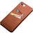 QIALINO for iPhone 8 Plus / 7 Plus Retro Folio Cowhide Leather Phone Shell with Card Slots - Brown - 6
