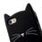 3D Bearded Cat Silicone Soft Phone Cover for iPhone SE 5s 5 - Black - 5