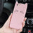 3D MEOW Bearded Cat Silicone Back Phone Case for iPhone SE (2020)/SE (2022)/8/7 4.7 inch - Pink - 6