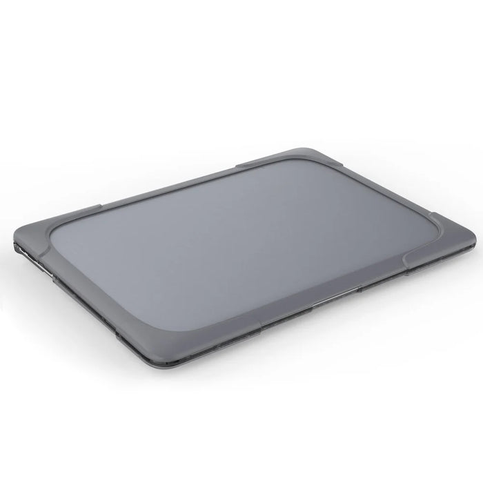 For Macbook Air 13.3 Inch See-through Full Protection PC TPU Case with Kickstand A1369/A1466 - Grey - 3