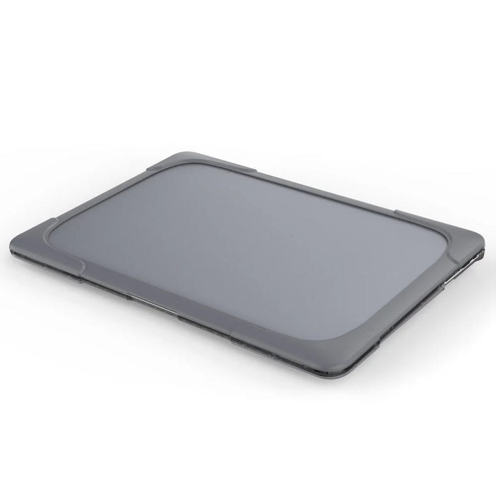 For Macbook Air 13.3 Inch See-through Full Protection PC TPU Case with Kickstand A1369/A1466 - Grey - 4