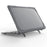 For Macbook Air 13.3 Inch See-through Full Protection PC TPU Case with Kickstand A1369/A1466 - Grey - 5
