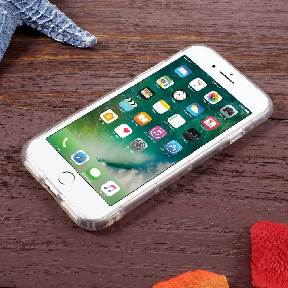 Drop-Proof Crystal Clear TPU Mobile Phone Accessory Casing for iPhone SE (2020) / SE (2022) / 8 / 7 4.7 inch - 2