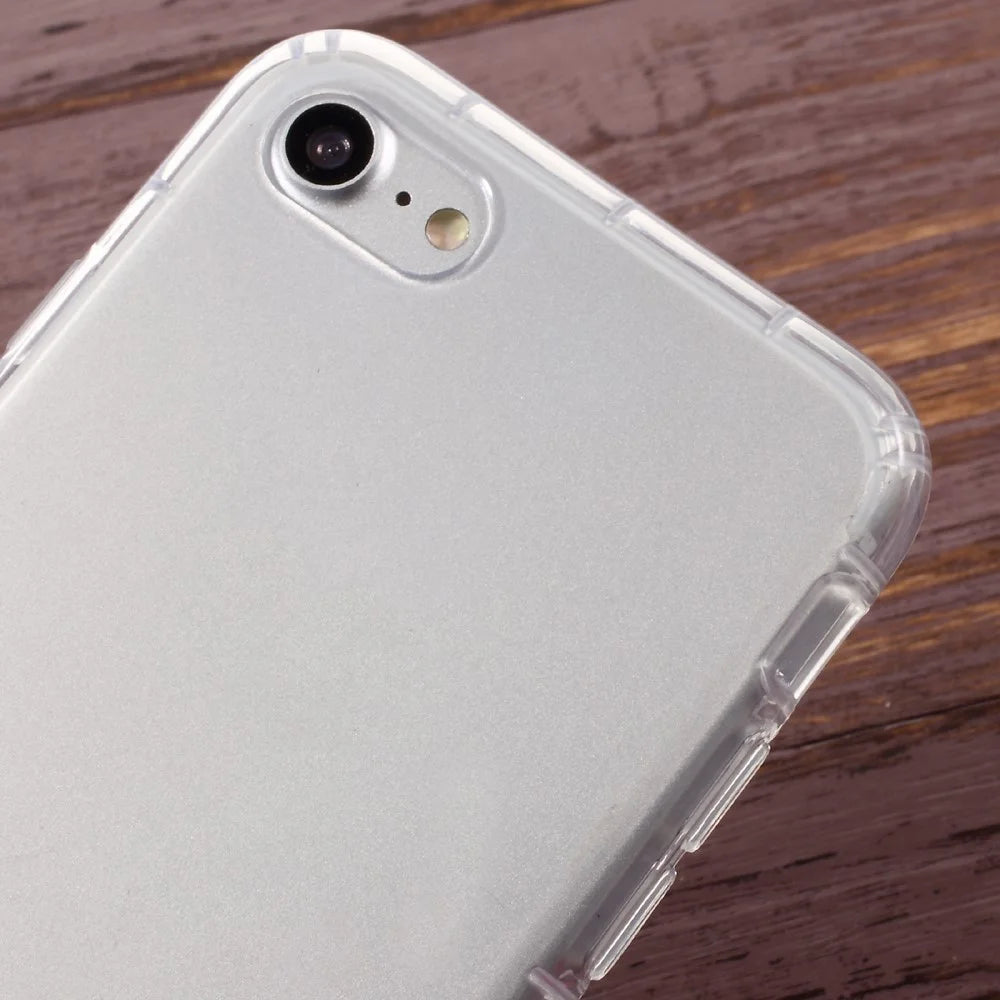 Drop-Proof Crystal Clear TPU Mobile Phone Accessory Casing for iPhone SE (2020) / SE (2022) / 8 / 7 4.7 inch - 3