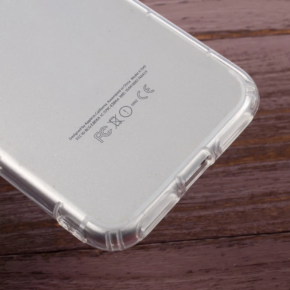 Drop-Proof Crystal Clear TPU Mobile Phone Accessory Casing for iPhone SE (2020) / SE (2022) / 8 / 7 4.7 inch - 4